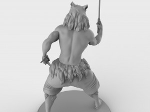 hashibira inosuke from demon slayer 3d print model Modelo de Impressão 3D