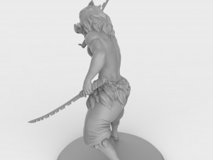 hashibira inosuke from demon slayer 3d print model Modelo de Impressão 3D