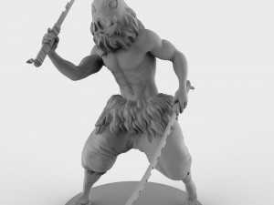 hashibira inosuke from demon slayer 3d print model Modelo de Impressão 3D