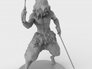 hashibira inosuke from demon slayer 3d print model Modelo de Impressão 3D