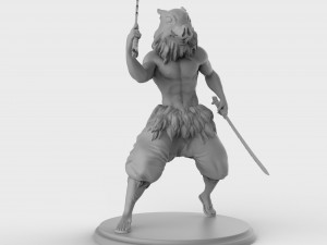 hashibira inosuke from demon slayer 3d print model Modelo de Impressão 3D