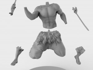 hashibira inosuke from demon slayer 3d print model Modelo de Impressão 3D