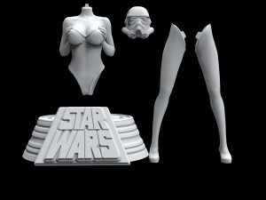 stormtrooper from star wars 3d print model 3D Print Model
