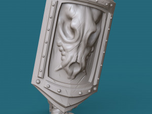 four-armed orc knight 3d print model 3D Print Model