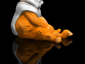 cute and chubby stormtrooper cat 3d print model 3D Принт Модель