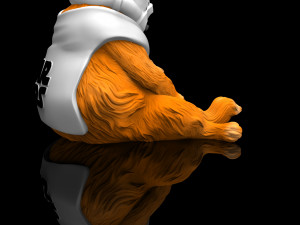 cute and chubby stormtrooper cat 3d print model 3D Принт Модель