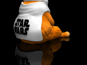 cute and chubby stormtrooper cat 3d print model 3D Принт Модель