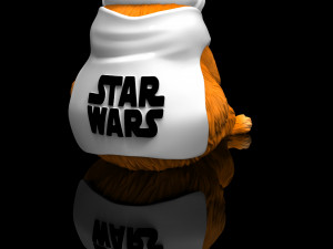 cute and chubby stormtrooper cat 3d print model 3D Принт Модель