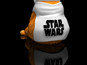 cute and chubby stormtrooper cat 3d print model 3D Принт Модель