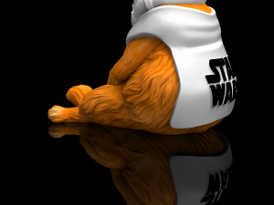 cute and chubby stormtrooper cat 3d print model 3D Принт Модель