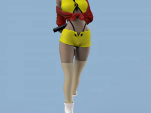 Faye valentine from cowboy bepop 3d print model 3D Print Model