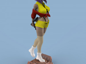 Faye valentine from cowboy bepop 3d print model 3D Print Model