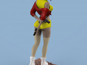 Faye valentine from cowboy bepop 3d print model 3D Print Model