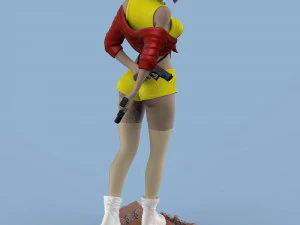 Faye valentine from cowboy bepop 3d print model 3D Print Model