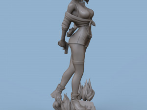 Faye valentine from cowboy bepop 3d print model 3D Print Model