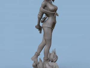 Faye valentine from cowboy bepop 3d print model 3D Print Model