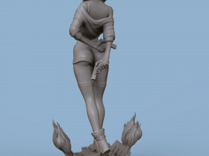 Faye valentine from cowboy bepop 3d print model 3D Print Model