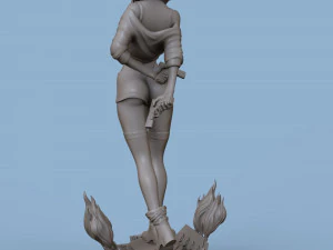 Faye valentine from cowboy bepop 3d print model 3D Print Model