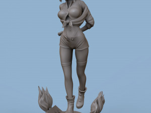 Faye valentine from cowboy bepop 3d print model 3D Print Model