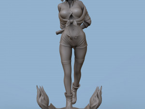 Faye valentine from cowboy bepop 3d print model 3D Print Model