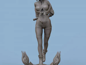 Faye valentine from cowboy bepop 3d print model 3D Print Model