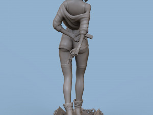 Faye valentine from cowboy bepop 3d print model 3D Print Model