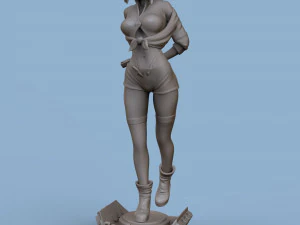 Faye valentine from cowboy bepop 3d print model 3D Print Model