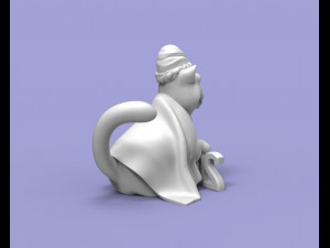 cute and chubby tiger 2022 3d print model 3D Принт Модель