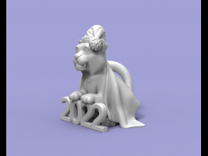 cute and chubby tiger 2022 3d print model 3D Принт Модель