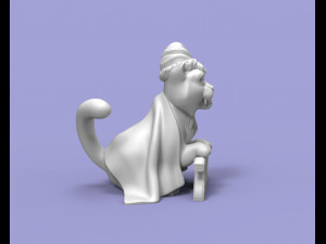 cute and chubby tiger 2022 3d print model 3D Принт Модель