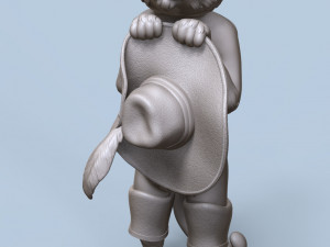 puss in boots 3d print model 3D Print Model