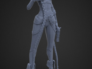 Jinx from arcane fan art 3d print model Modello di stampa 3D
