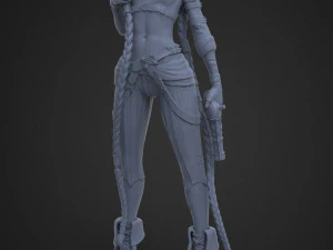 Jinx dal modello di stampa 3d di fan art arcano Modello di stampa 3D