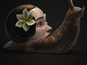 horror snail 3d print model 3D Print Model