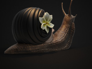 horror snail 3d print model 3D Принт Модель