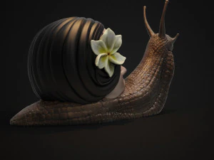 horror snail 3d print model 3D Print Model