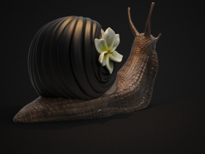 horror snail 3d print model 3D Принт Модель