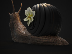 horror snail 3d print model 3D Принт Модель