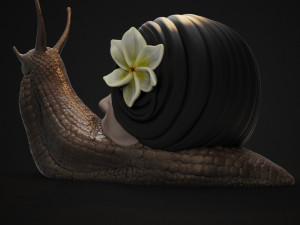 horror snail 3d print model 3D Принт Модель