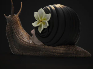 horror snail 3d print model 3D Print Model