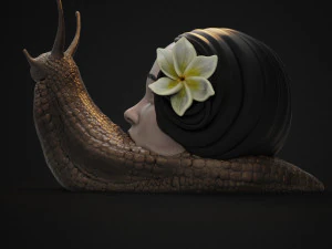 horror snail 3d print model 3D Print Model