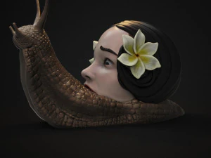 horror snail 3d print model 3D Print Model