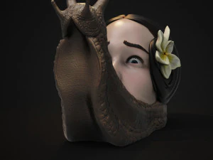 horror snail 3d print model 3D Print Model