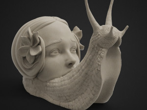 horror snail 3d print model 3D Принт Модель