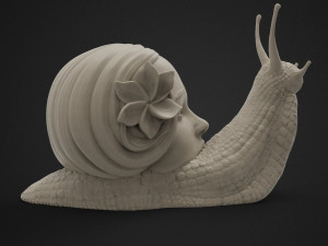 horror snail 3d print model 3D Принт Модель