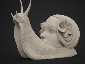 horror snail 3d print model 3D Принт Модель