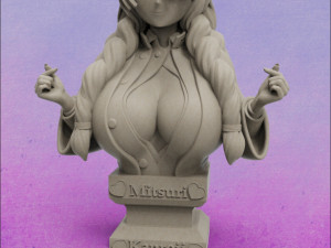 Mitsuri Kanroji from Kimetsu no Yaiba 3D print model Modello di stampa 3D
