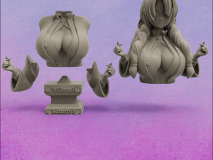 Mitsuri Kanroji from Kimetsu no Yaiba 3D print model Modello di stampa 3D