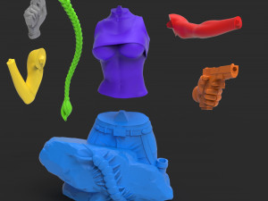 Lara Croft Tomb Raider fanart 3D print model 3D Print Model