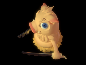 Hashibira inosuke from demon slayer 3d print model 3D Print Model